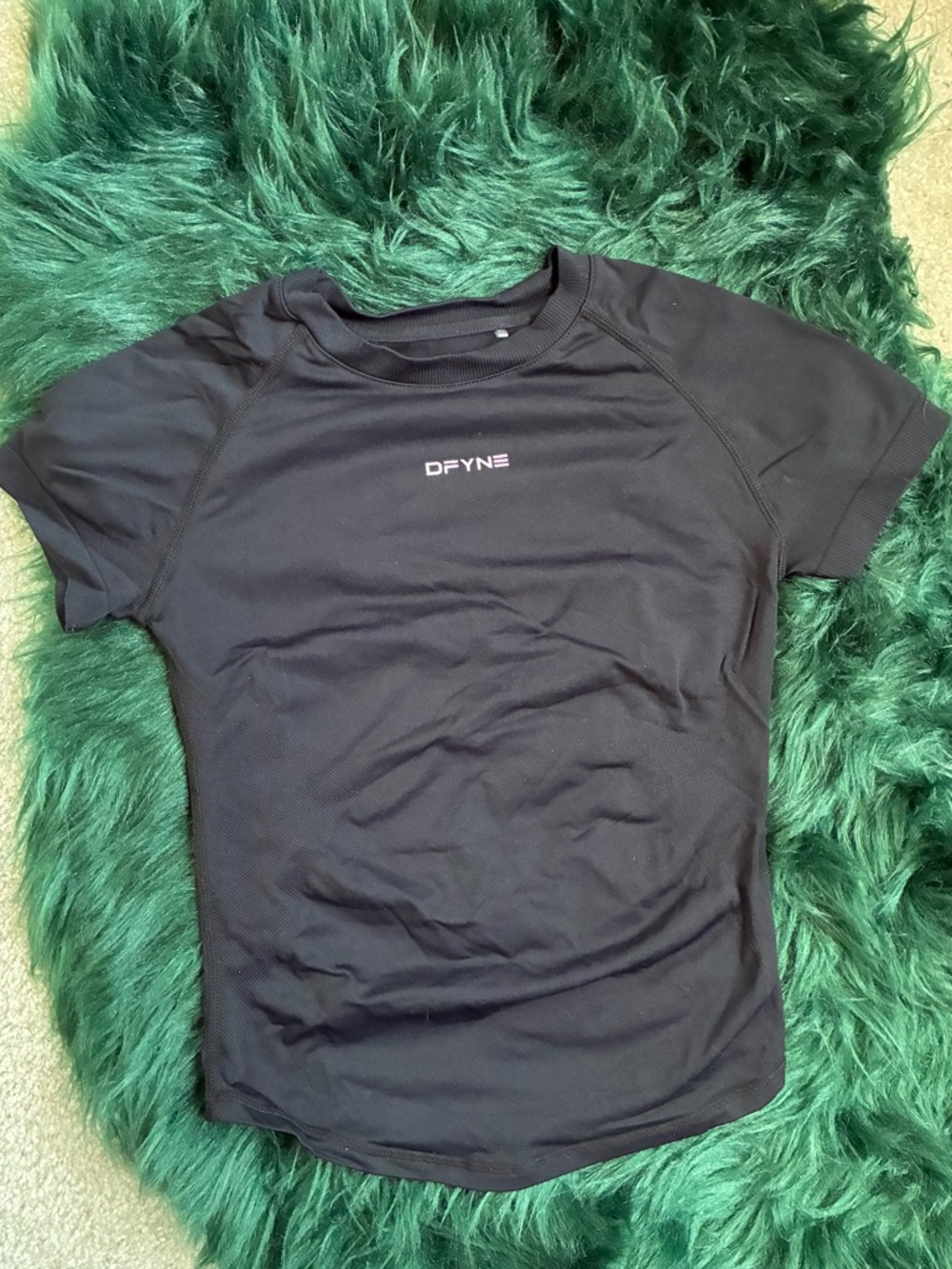 DFYNE | Impact Short Sleeve Top | Midnight Black